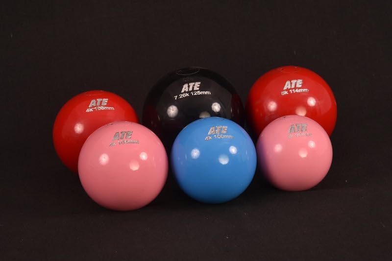 4THROWS Store ATE Turned Iron Shot Put Ball – World Athletics Certified Track and Field Equipment – Indoor Outdoor Training for High School, College, and Club Use – Precision Machined - Image 4